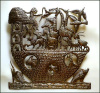 Noah's Ark Bible Wall Decor - Steel Drum Metal Art of Haiti - 30" x 30"