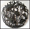 Handcrafted Haitian Metal Art Fish Wall Hanging - Recycled Steel Drum -24"