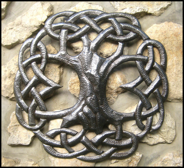 Tree of Life Celtic Knot Wall Plaque